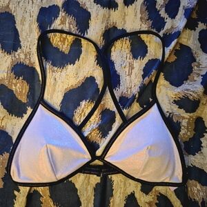 Victoria's Secret Shimmering Light Pink Bikini Top